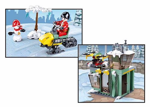 KLOCKI SLUBAN TOWN Stacja zimowa GOPR 251 el kompatyb. z LEGO na Arena.pl