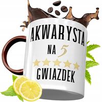 Kubek Bordowy Dla Akwarysty Na Urodziny Prezent Z Nadrukiem Ze Zdjęciem