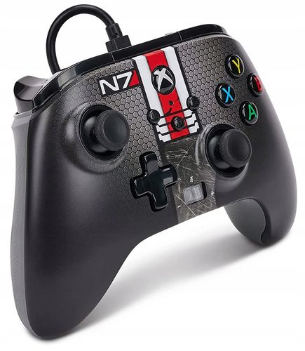 Gamepad PowerA Enhanced Mass Effect N7 do Xbox Series X/S, Xbox One, PC na Arena.pl