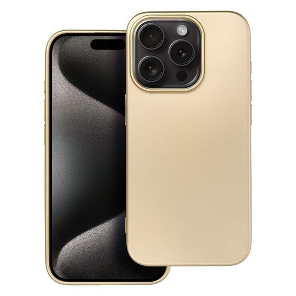 Futerał METALLIC do IPHONE 15 Pro złoty zdjęcie 1