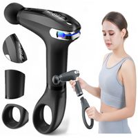 Pistolet do masażu mięśni i powięzi 4 nasadki, Masażer relaksacyjny