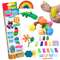 Masa Plastyczna Plastelina Ciastolina Zestawkreatywny 12 Kolorów Lovin