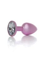 plug jewellery pearl pink plug  clear s