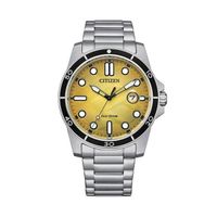 Zegarek Męski Citizen AW1816-89X Żółty Srebrzysty
