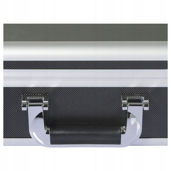Walizka narzędziowa ALUMINIUM wkład piankowy ZAMEK szyfrowy 420x320x140 mm zdjęcie 4
