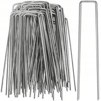 SZPILKI KOTWY KOŁKI DO AGROWŁÓKNINY AGROTKANINY MOCNE OCYNK 15cm 100