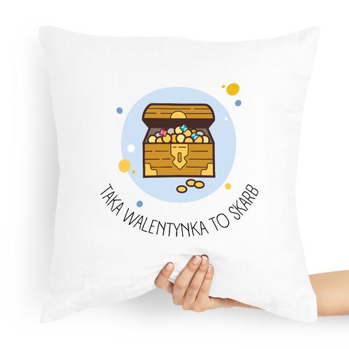 Poduszka Na Walentynki Taka Walentynka To Skarb Z Nadrukiem Ze Zdjęciem na Arena.pl