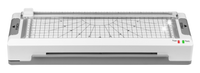 LAMINATOR A4 LAMINARKA + GRATIS 100 Folii A4 TRYMER ZAOKRĄGLACZ DZIURKACZ