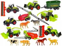 12w1 ZESTAW TRAKTORY METAL + MASZYNY FARMA 4475
