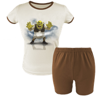 Krótka Piżama dziecięca Shrek