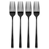 4x Widelczyki Czarne Deserowe Deserów Ciasta Małe Widelce Zestaw Widelców