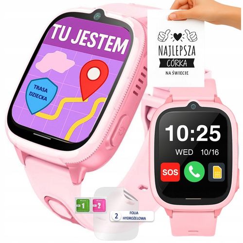 Zegarek Dla Dzieci Smartwatch 4G + SIM | Lokalizator WiFi LBS | Kamera SOS na Arena.pl