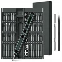 Wkrętak elektryczny Zestaw wkrętaków prowadzących 68 w 1 czarny HDeye HD68