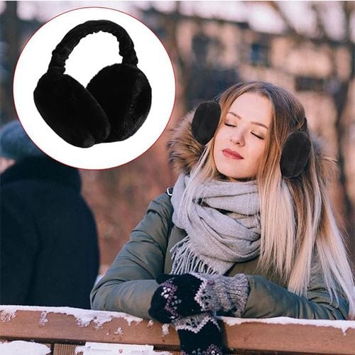 NAUSZNIKI ZIMOWE JESIENNE NA USZY CIEPŁE FUTERKO PLUSZOWE REGULOWANE na Arena.pl