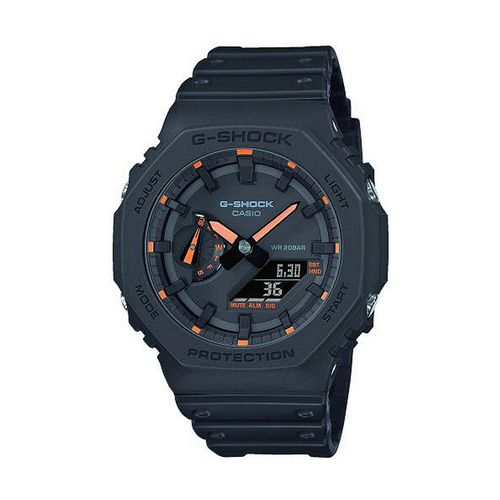 Zegarek Męski Casio G-Shock OAK - NEON ORANGE INDEX Czarny (Ø 45 mm) na Arena.pl