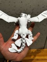 FLEXI Szczerbatek BIAŁA FURIA Toothless Jak wytresować Smoka - TIK TOK