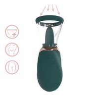 Boost - Rechargeable Vulva And Breast Pump - Forest Green