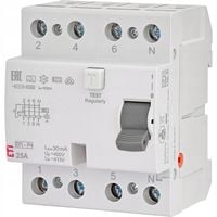 Wyłącznik różnicowoprądowy - 6 kA EFI6-P4 A 25/0.03