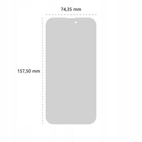 Szkło hartowane prywatyzujące 9H BananPrivacy do Apple iPhone 14 Pro Max na Arena.pl
