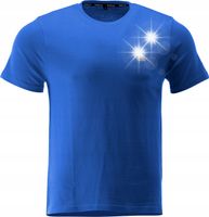 YATO KOSZULKA T-SHIRT BASIC NIEBIESKA BAWEŁNIANA 180g/m² ROZMIAR M
