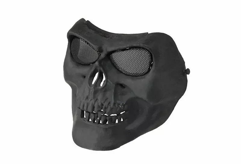 Maska na twarz Skull Style - czarna na Arena.pl