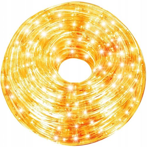 WĄŻ ŚWIETLNY ZEWNĘTRZNY 480 LED LAMPKI CHOINKOWE IP44 20m PROGRAMATOR BIAŁE na Arena.pl