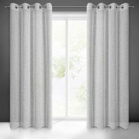 Zasłona gotowa na przelotkach AMARI 140x250 Eurofirany stalowa