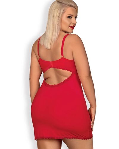 Jolierose koszulka i stringi czerwona - chica de la luna Obsessive S/M na Arena.pl