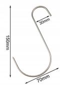 S-315 Hak wędzarniczy 15cm grubość 3mm do wędzenia wędlin szynek baleronów