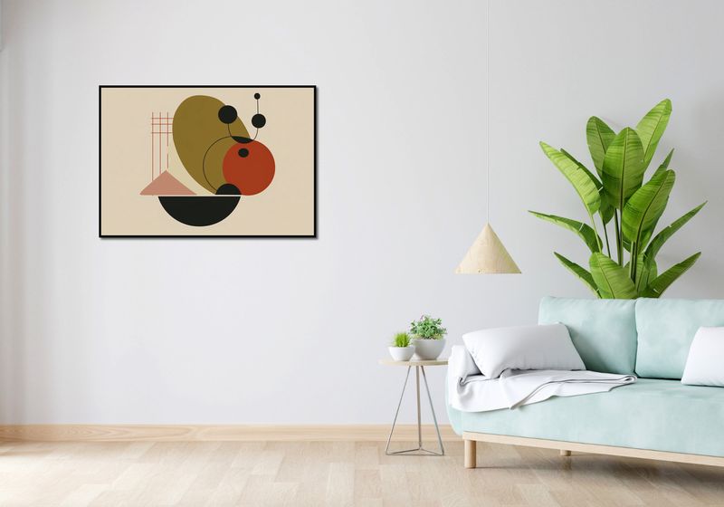 Plakat 100x70cm Geometryczny Balans zdjęcie 4