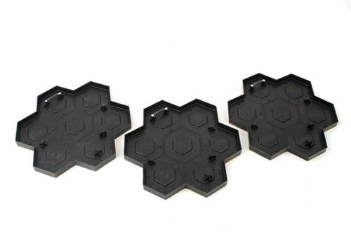 Komplet 3 luster okrągłych 25x25x2cm na Arena.pl