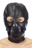 pu fetish eyes hood