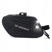 Torba rowerowa pod siodełko wodoodporna 1.5 l czarna