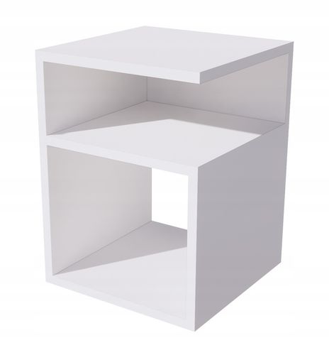 Szafka nocna szóstka, stolik bez szuflad, biały, sypialnia na Arena.pl