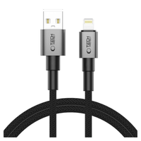TECH-PROTECT ULTRABOOST DNA LIGHTNING CABLE 15W/2.4A 100CM IRON GREY