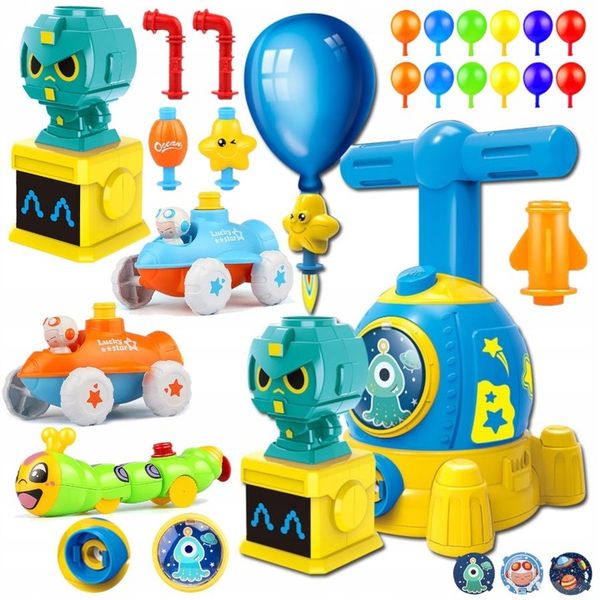 Samochód WYRZUTNIA BALONÓW XXL DUŻY ZESTAW Rakieta AUTKA AERODYNAMICZNE zdjęcie 6