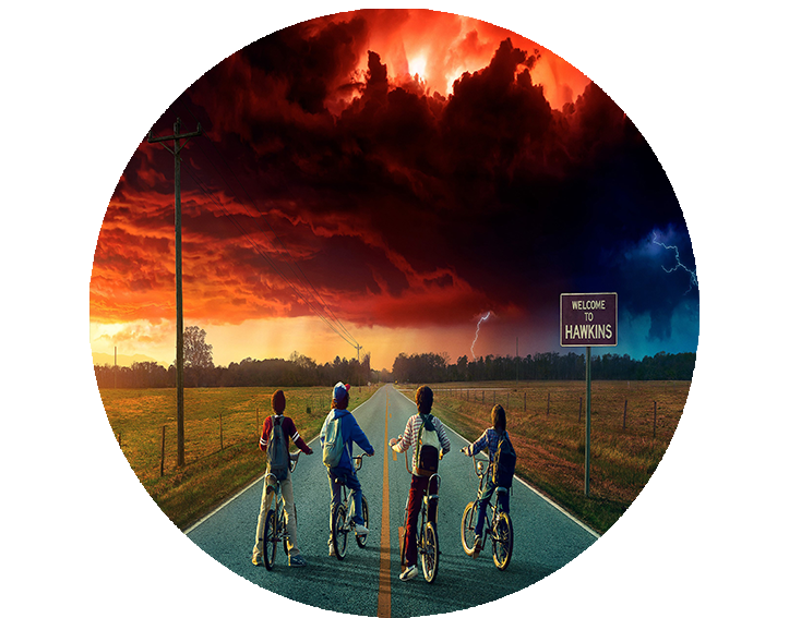 Opłatek na tort Stranger Things zdjęcie 1