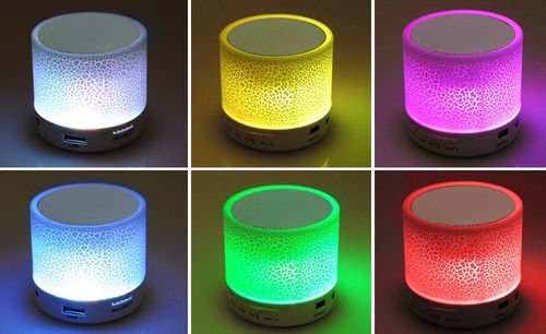 Głośnik bluetooth świecący G4800 biały na Arena.pl