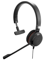 Słuchawki przewodowe z mikrofonem Jabra Evolve 30 II MS Mono, USB-A czarne
