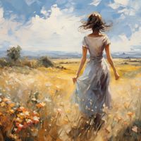 Plakat 40x40cm Podmuch Lata