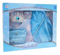 Zestaw Małej Księżniczki Z Sukienką + Akcesoria