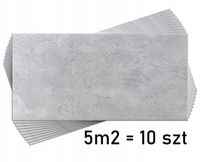 PANELE ŚCIENNE Beton ARCHITEKTONICZNY TYNK 100x50cm 0,5m2 6914XL - 10 szt.