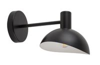 Ścienna lampa sypialniana Artis do czytania loft czarna