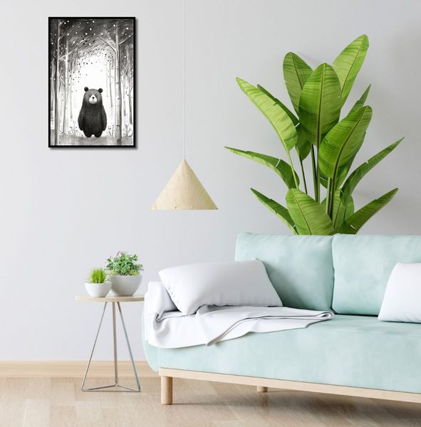 Plakat 40x60cm Ciekawski Miś zdjęcie 4