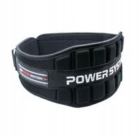 POWER-SYSTEM pas treningowy kulturystyczny neoprenowy Neo Power czerwony M
