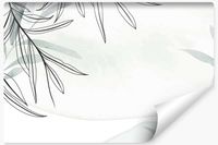 Fototapeta Do Salonu TROPIKALNE Akwarelowe Liście 360cm x 240cm