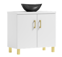 Szafka łazienkowa ROCO 60 biała z umywalką Eliza C (GOLD)