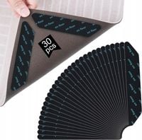 30x PODKŁADKI ANTYPOŚLIZGOWE POD DYWAN SAMOPRZYLEPNE TAŚMY ZESTAW