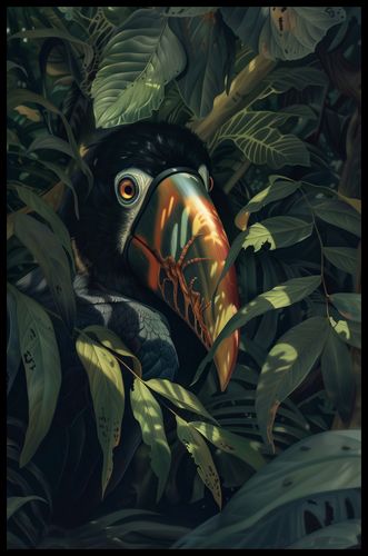 Plakat 53x81cm Skryty Tukan na Arena.pl
