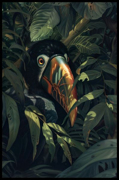 Plakat 53x81cm Skryty Tukan zdjęcie 2